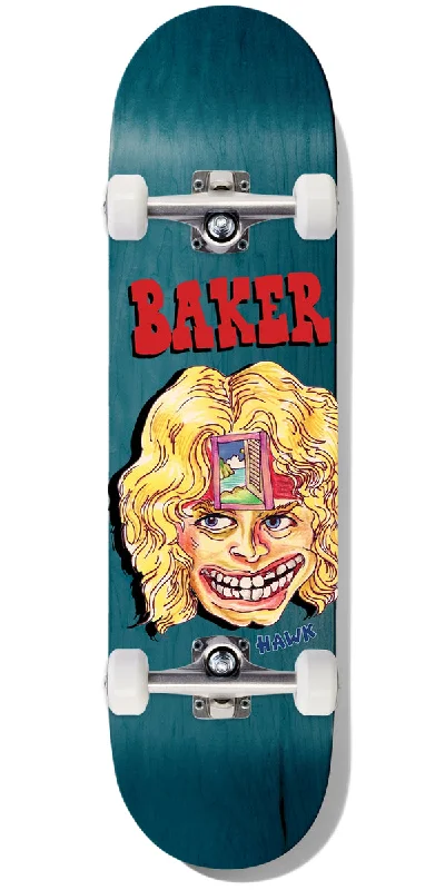 Pro-Level Skateboard for Serious Skaters-Baker Hawk Dome Door Skateboard Complete - 8.50"