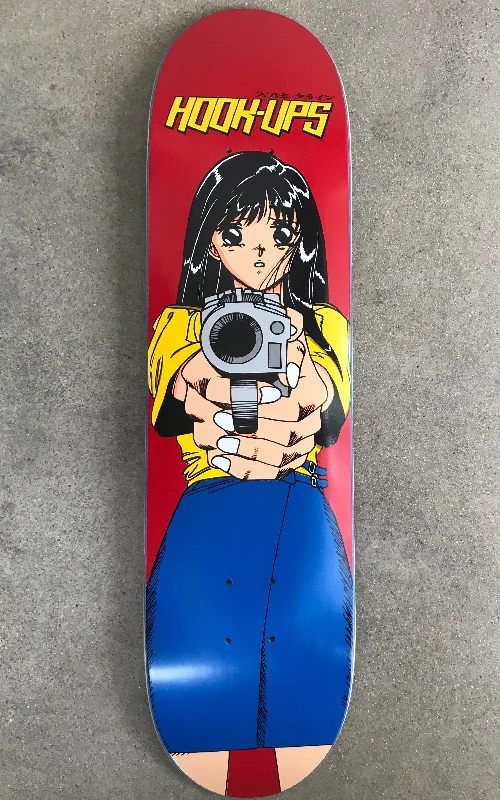 Performance Skateboard Deck for High-Speed Rides-Barrel of a Gun HAND SCREENED - 8.0 X 31.75