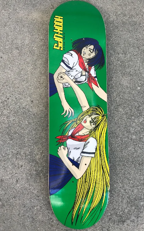 Comfortable Mini Cruiser Skateboard for Easy Travel-Battle School - 7.88 X 31.75