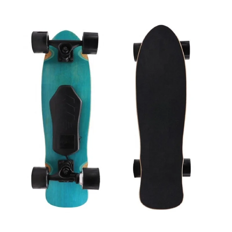 Lightweight Skateboard for Easy Maneuvering-Black 7 Layers Maple 350W Electric Skateboard