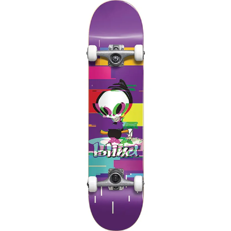 Premium Longboard for Comfortable Commuting-Blind Reaper Glitch Purple 7.75" Skateboard