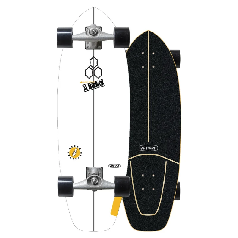 Customizable Skateboard for a Unique Look-Carver CX Channel Islands Happy Everyday 30.75" w/ CX Trucks - Surfskate Complete