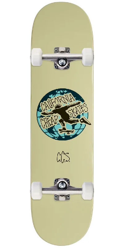 Trendy Skateboard for Creative Riders-CCS Globe Skateboard Complete - Cream