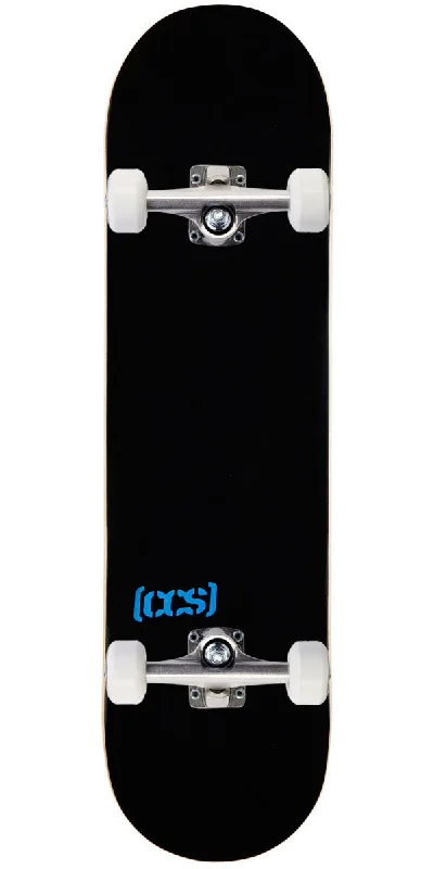 Compact Mini Skateboard for Young Riders-CCS Logo Skateboard Complete - Black