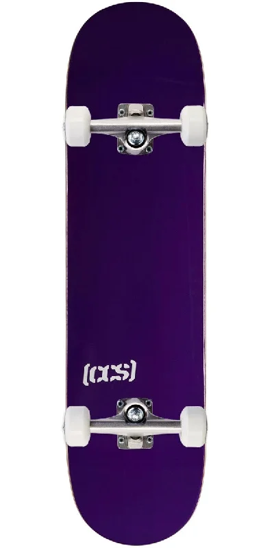 Skateboard with Custom Deck Designs for Personality-CCS Logo Skateboard Complete - Purple