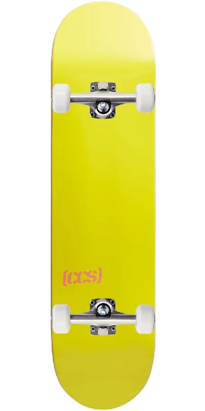 Pro Skateboard Deck with Custom Grip Tape-CCS Logo Skateboard Complete - Yellow