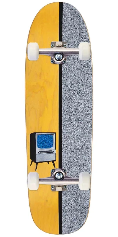 Premium Deck Skateboard for Performance Riders-CCS Noise Shp1 Shaped Skateboard Complete - Yellow - 9.125"