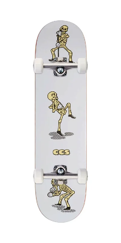 Electric Skateboard for Easy City Commuting-CCS Vine Skeleton Mini Skateboard Complete - White