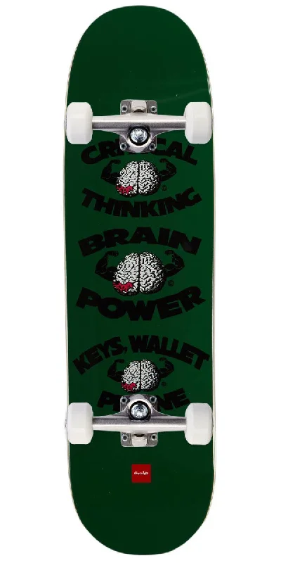 Professional Skateboard for Street Tricks-Chocolate Brain Power Anderson Skateboard Complete - 8.25"