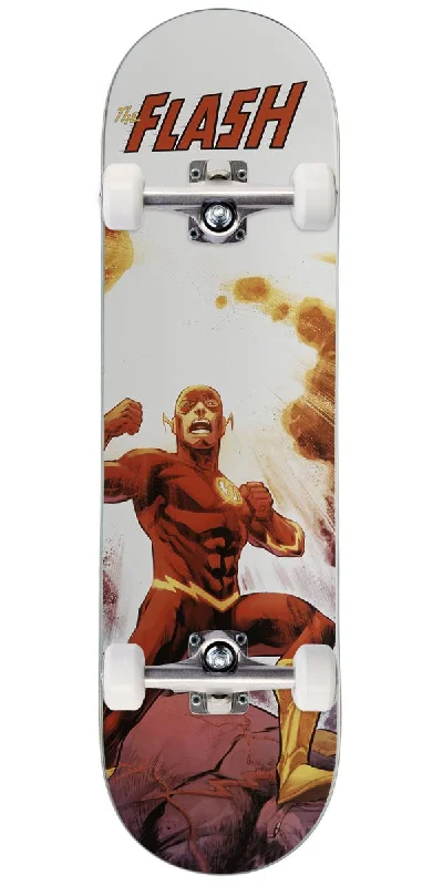 Complete Skateboard for Street and Park Use-Color Bars x DC Comics The Flash Skateboard Complete - 8.25"