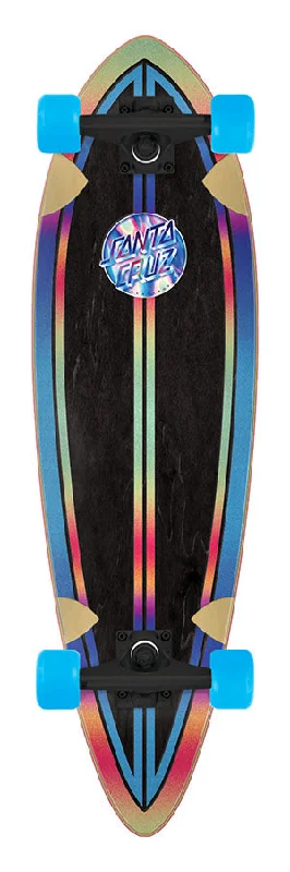 Professional Skateboard for Street Tricks-Iridescent Dot 9.20in x 33in Pintail Complete Skateboard