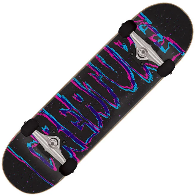 Trendy Mini Cruiser Skateboard for Kids-Creature 3D Logo Complete 7.75"