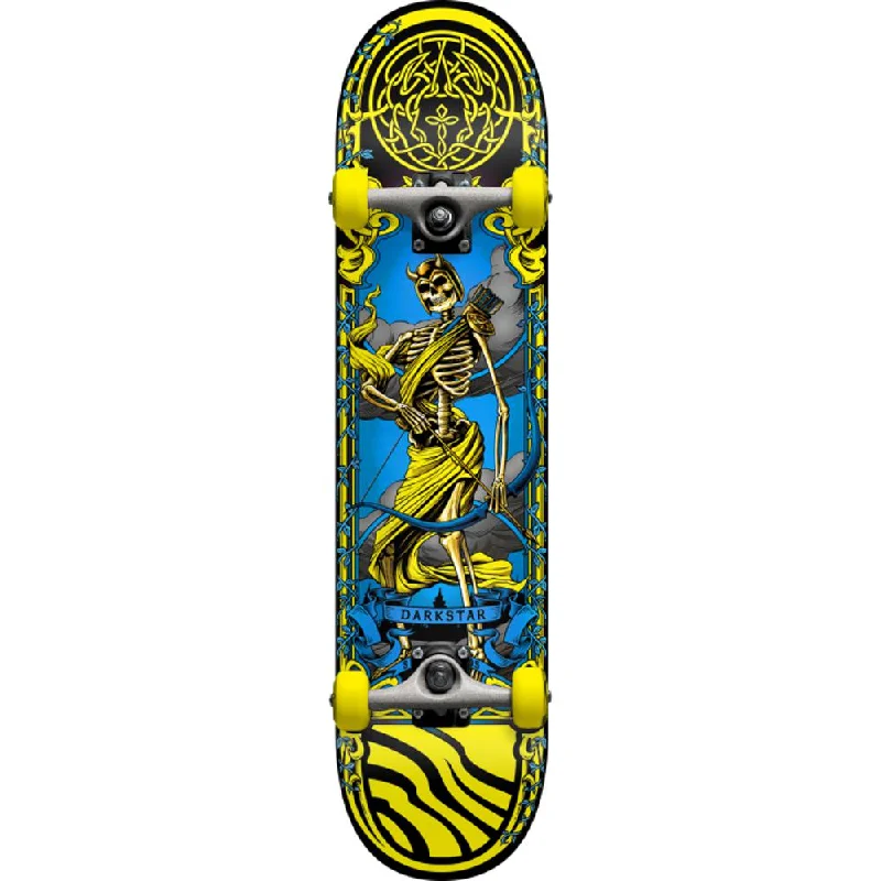 Stylish Mini Skateboard for Young Enthusiasts-Darkstar Arrow 7.5" Yellow Skateboard