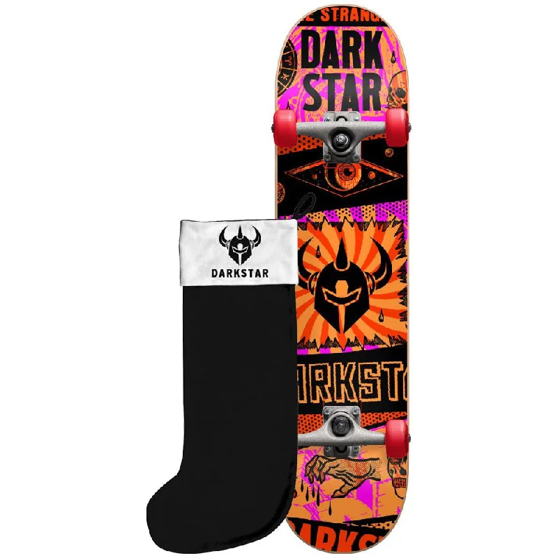 High-Performance Skateboard with Excellent Grip-Darkstar Completes Collapse First Push Complete W/Stocking Complete