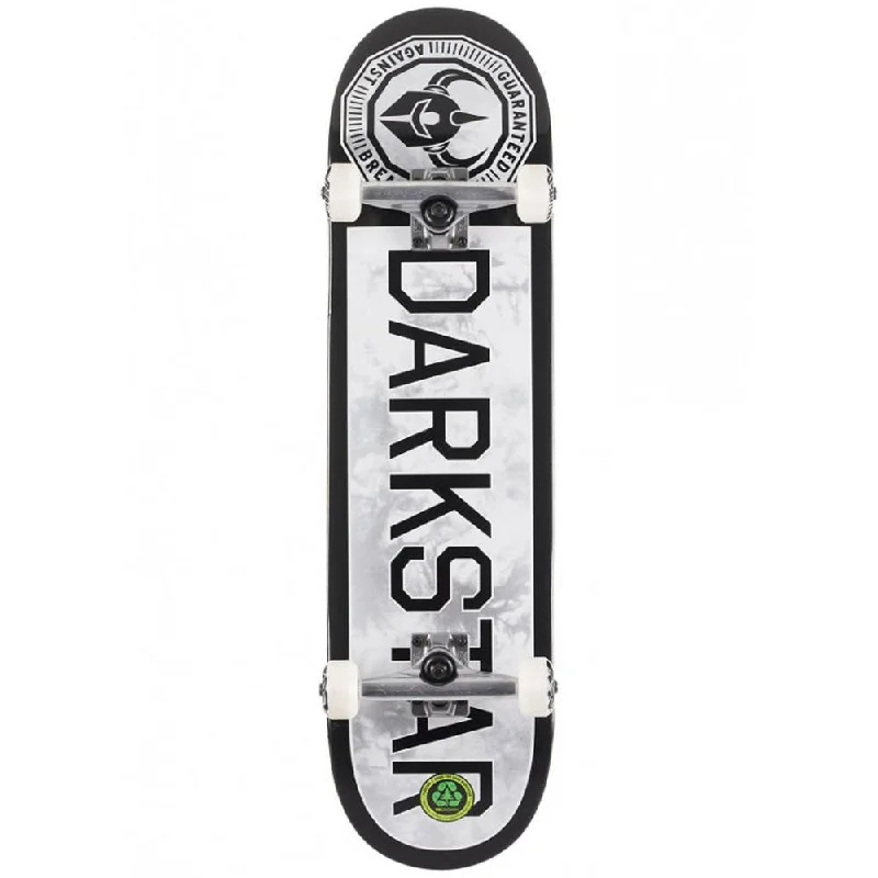 Skateboard with Soft Wheels for Comfortable Rides-Darkstar Timeworks Silver/Tie Dye 8.25" Skateboard