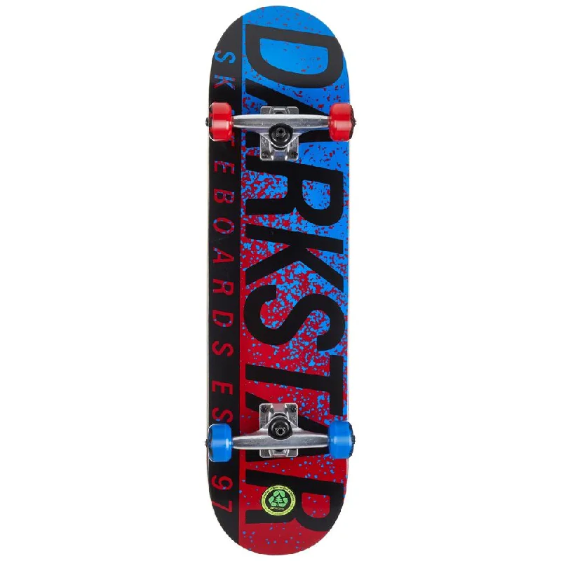 Performance Skateboard Deck for Serious Riders-Darkstar Wordmark Red/Blue First Push 8.0" Skateboard