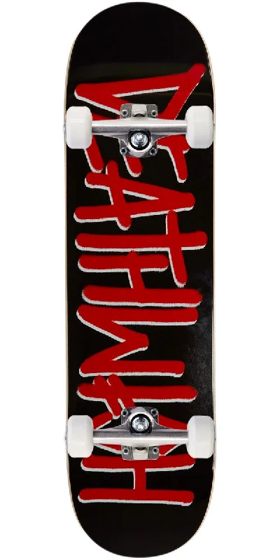 Performance Skateboard Deck for High-Speed Rides-Deathwish Deathspray Skateboard Complete - Red - 8.25"