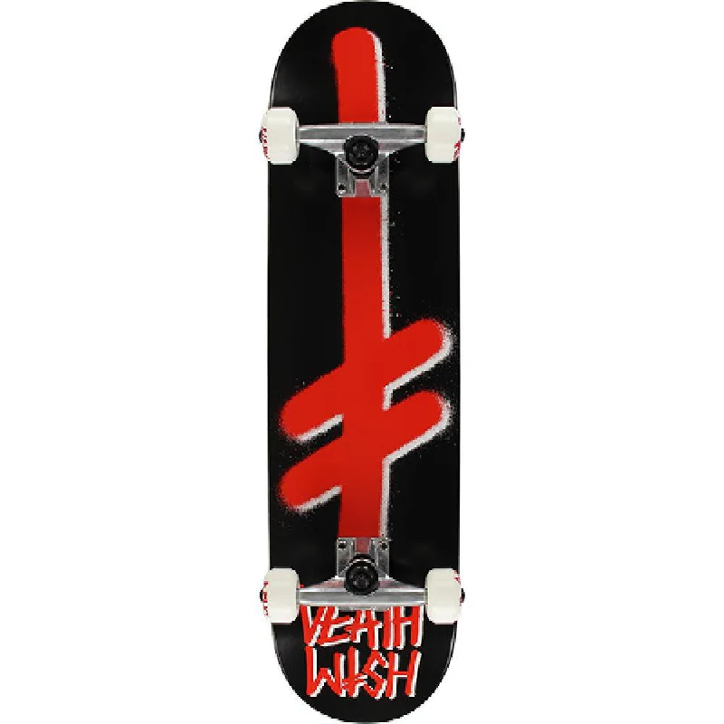 Complete Pro Skateboard Set for Performance-Deathwish Gang Logo 7.75" Complete Skateboard