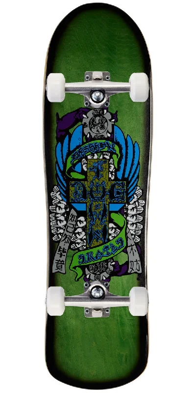 Complete Skateboard for Trick and Park Skating-Dogtown Eric Dressen M80 Skateboard Complete - Black Fade - 8.75"