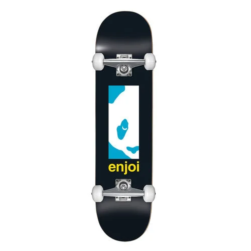 Skateboard with LED Lights for Fun and Visibility-ENJOI COMPLETE BOX PANDA FP BLACK (8.125")