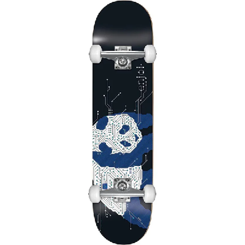 Skateboard with High-Performance Bearings for Speed-Enjoi Microchip First Push Black 7.0" Complete Skateboard