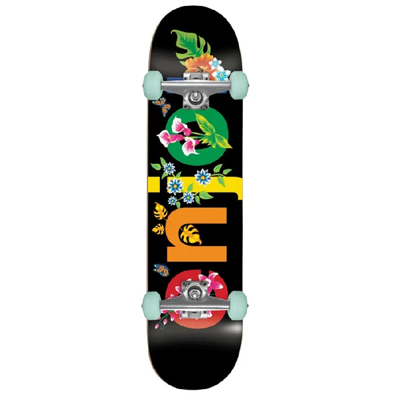 Skateboard with Bright Colors for Fun Look-ENJOI PREMIUM COMPLETE FLOWERS (8")