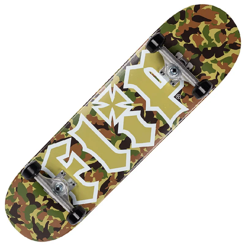 Lightweight Skateboard for Easy Maneuvering-Flip HKD Combat Complete Skateboard 8.25"