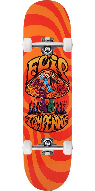 Eco-Friendly Skateboard Deck for Sustainable Riding-Flip Penny Loveshroom Skateboard Complete - Orange - 8.00"