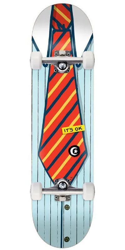 Stylish Skateboard with Graphic Art Deck-Foundation Campbell Necktie Skateboard Complete - 8.38"