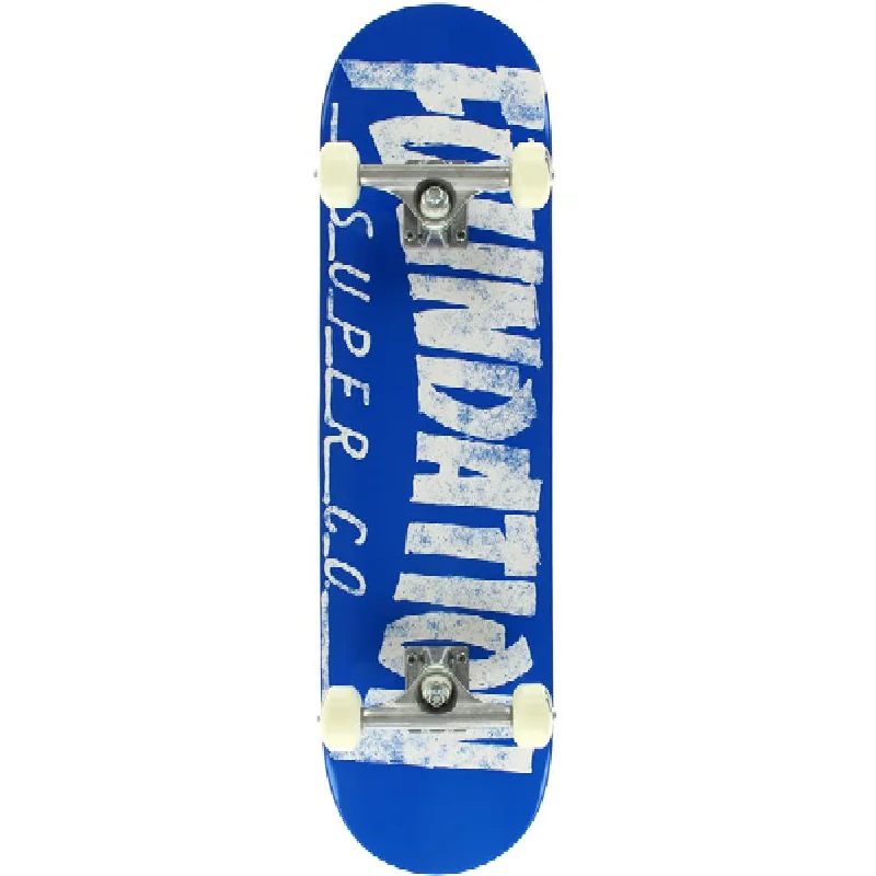 Comfortable Cruiser Skateboard for Easy Transportation-Foundation Thrasher Blue 8.0" Complete Skateboard