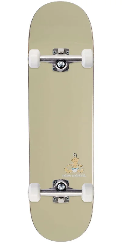 Complete Electric Skateboard for Commuting and Fun-Frog Baby Nick Michel Skateboard Complete - Beige - 8.38"