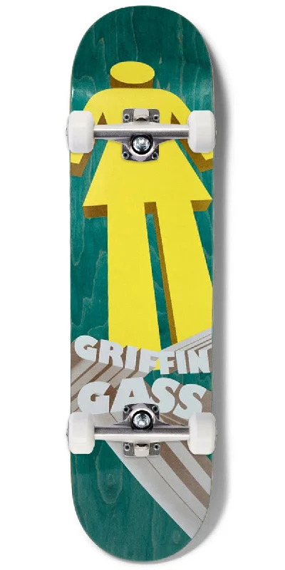 Lightweight Skateboard for Tricks and Stunts-Girl Herspective Gass Skateboard Complete - 8.25"