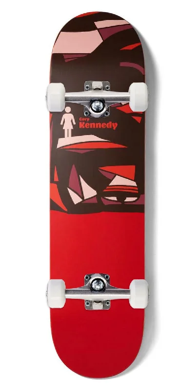 Skateboard with Flashing LED Wheels for Style-Girl The Dialogue Series Kennedy Skateboard Complete - 8.50"