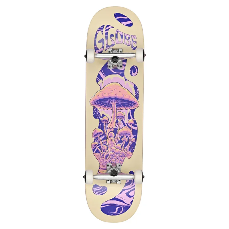 Skateboard with High-Performance Bearings for Speed-GLOBE G1 MIND EXPANSION 8.5 SKATEBOARD COMPLETE