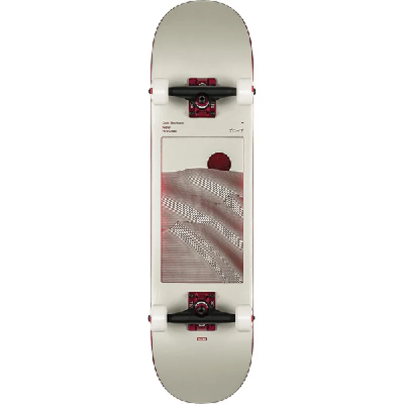 Durable Electric Skateboard for Smooth Rides-Globe G2 Parallel Off White Foil/Horizon 8.0" Complete Skateboard