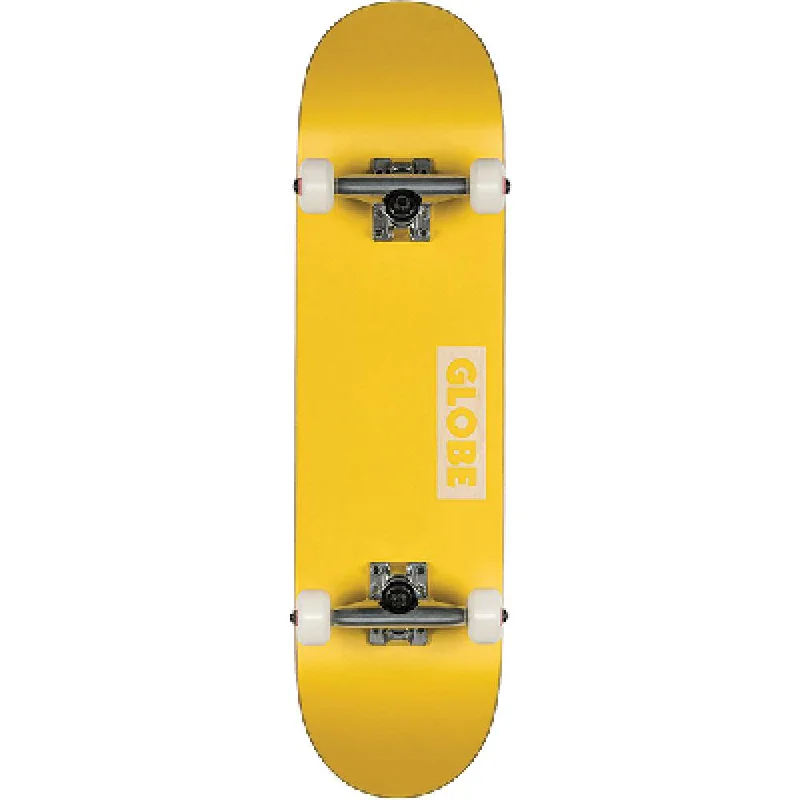 Skateboard Deck with Cool Graphics for Unique Look-Globe Kids Goodstock Mid Wheat 7.6" Complete Skateboard