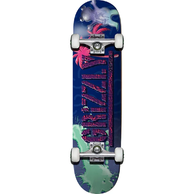 Durable Skateboard with Professional Bearings-Grizzly To The Max 8.0" Complete Skateboard