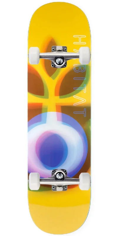 Eco-Friendly Skateboard for Sustainable Riding-Habitat Tracers Skateboard Complete - Yellow - 8.75"