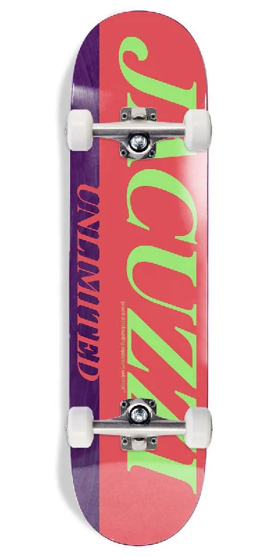 Skateboard with Flashing LED Wheels for Style-Jacuzzi Unlimited Flavor Skateboard Complete - 8.50"