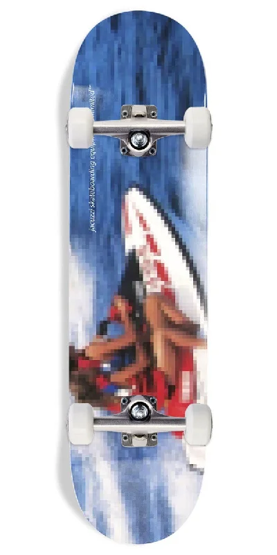 High-Quality Longboard for Smooth Cruising-Jacuzzi Unlimited Sea Monsters Skateboard Complete - 8.00"