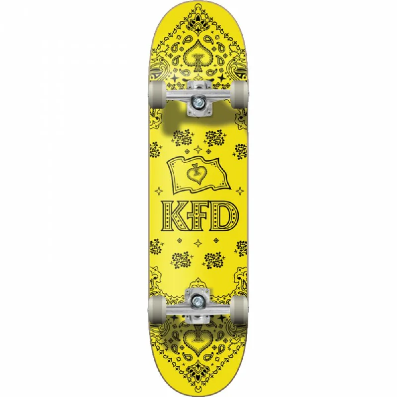 All-Wheel Drive Electric Skateboard for Speed-KFD Bandana 7.75" Yellow Skateboard