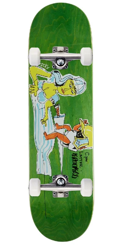 Trendy Skateboard Set for All Ages-Krooked Cernicky Latter Skateboard Complete - 8.38"