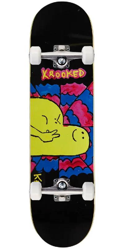 Performance Skateboard for Serious Stunt Riders-Krooked Knox Greetings Skateboard Complete - 8.12"