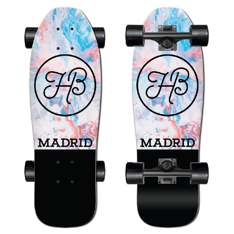 High-Quality Skateboard for Beginners and Pros-Madrid Stub Nose 25" Flow Cruiser Longboard