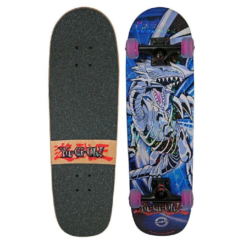 Eco-Friendly Skateboard Deck for Sustainable Riding-Madrid x Yu-Gi-Oh! Blue Eyes White Dragon Grub 29.5" Cruiser Skateboard