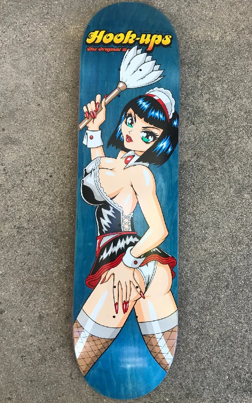 Stylish Skateboard Deck with Graphic Art-Maid Trixie - 8.0 X 31.75