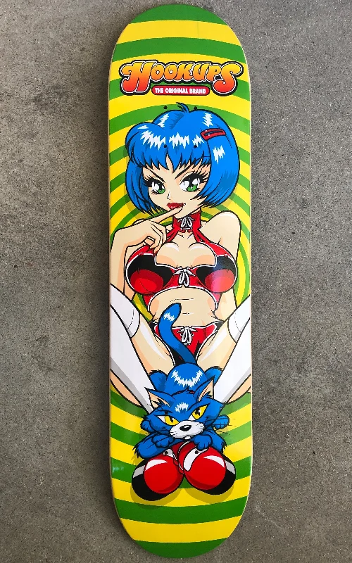 Custom Skateboard Wheels for Unique Look-Miss Kitty - 7.88 X 31.75