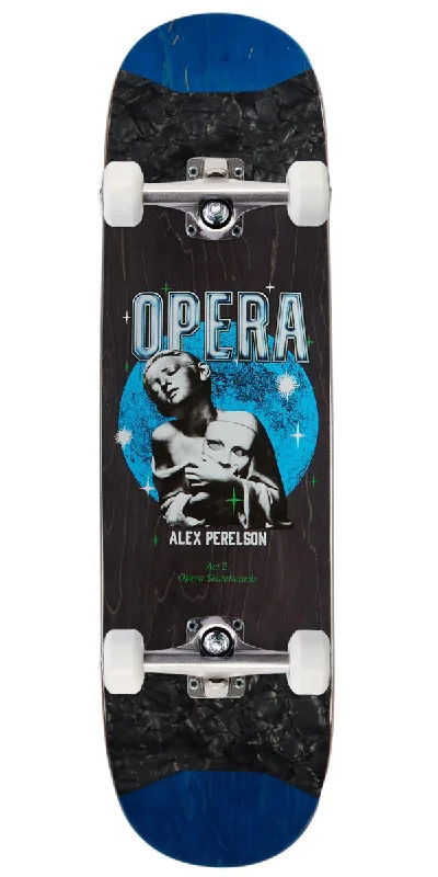 Multi-Purpose Skateboard for Street and Park-Opera Alex Perelson Grasp Pop Slick Skateboard Complete - 8.38"