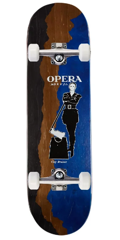 Custom Skateboard Design for Personal Branding-Opera Clay Kreiner Cutter Skateboard Complete - 8.50"