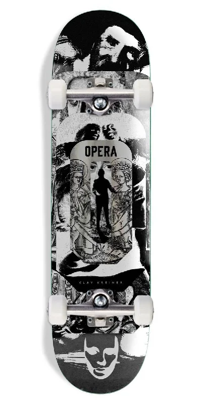 All-Terrain Longboard for Smooth Cruising-Opera Clay Kreiner Stacked Skateboard Complete - 8.50"